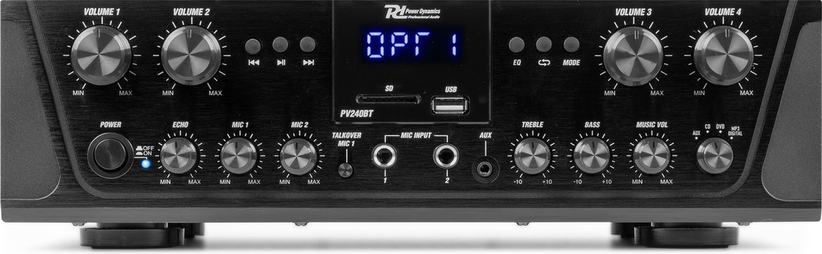 PV240BT 4-zone versterker met 8 Bluetooth speakers thumbnail 4