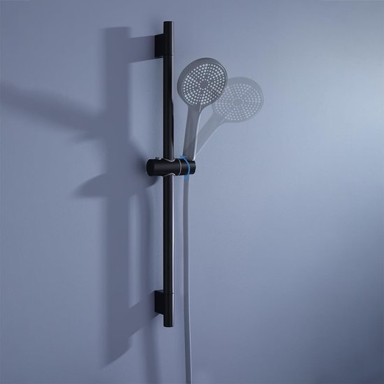 BRIOFOX Industriële douchegordijnstang - nooit roest, antislip 43-72 inch, goud