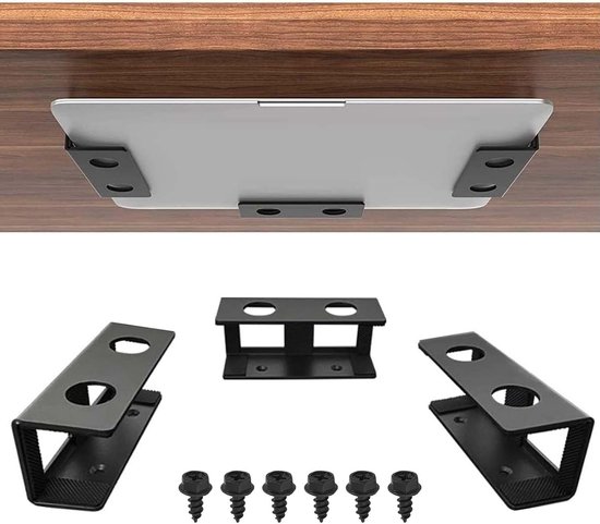 Support et organisateur sous le bureau pour ordinateur portable pour Diverse appareils