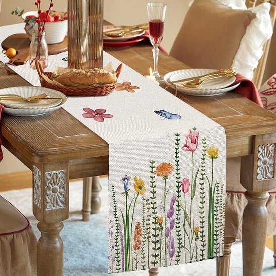 Tafelkleed Lavendel Konijn Lente Provence Pasen 140x140/180/240/300/360, 140x140