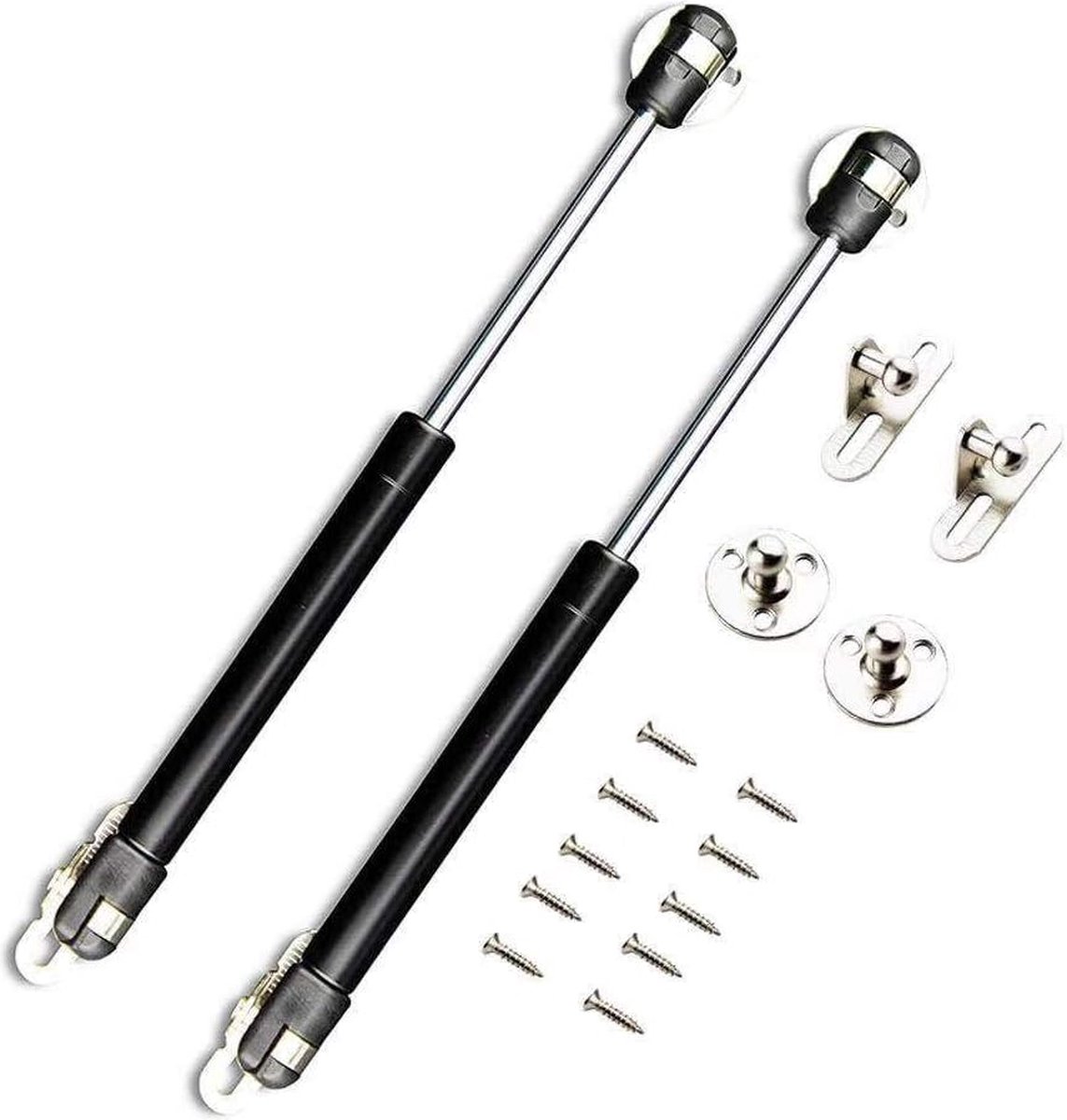 Hydraulische Gasveer Deurscharnier Set voor Meubelkleppen met 12 kg Druk, 268 mm Lang