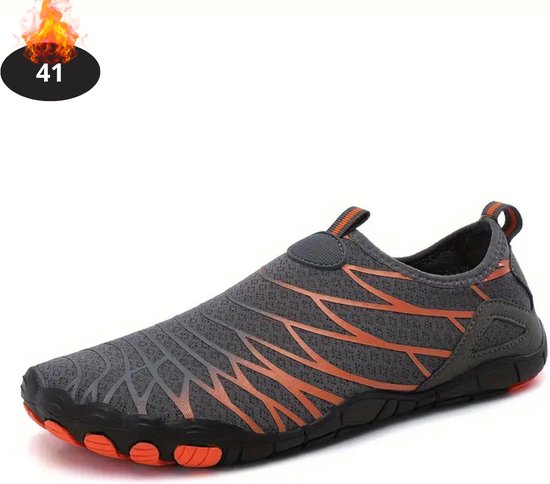 Bovista Waterschoenen Voor Kinderen & Volwassenen - Aqua Shoes - Aquaschoenen - Afzwemschoenen - Zwemles Schoenen - Grijs - 41