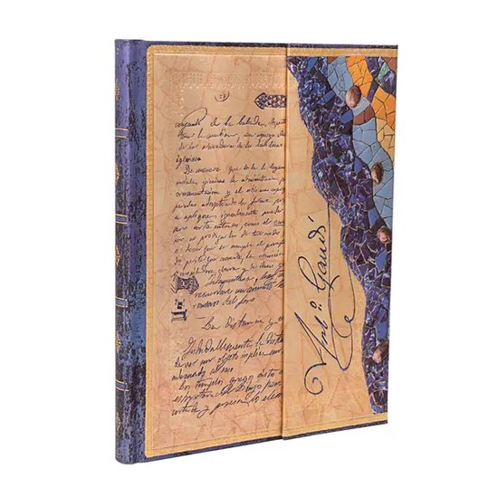 Embellished Manuscripts Collection- Gaudi, The Manuscript of Reus (Embellished Manuscripts Collection) Ultra Unlined Hardback Journal (Elastic Band Closure)