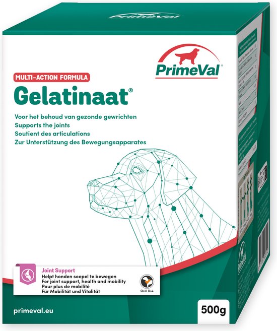 Primeval Artrose Gelatinaat - Soepele gewrichten Hond - 500 gr