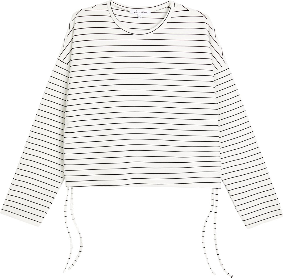 Ronde kraag Met garen Sweatshirt
