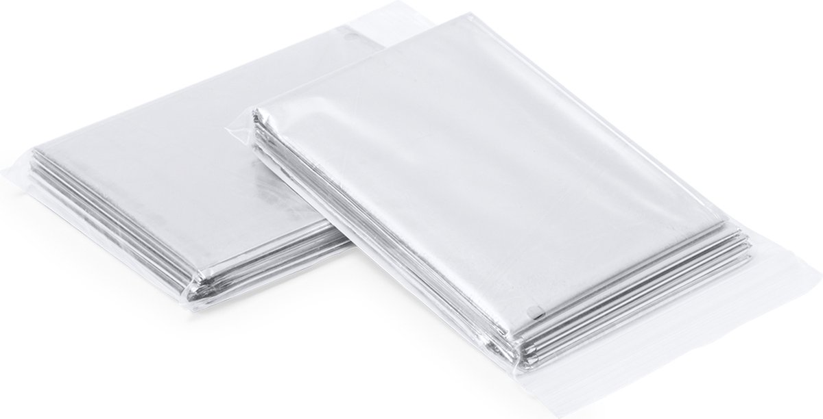 Goedkoopste Nooddeken - Isolatiedeken - Reddingsdeken - Thermodeken - Thermisch - Noodpakket - Aluminium - Zilver