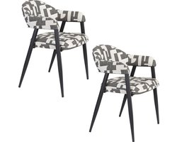 Dutchbone Miyo Stoel - Set van 2
