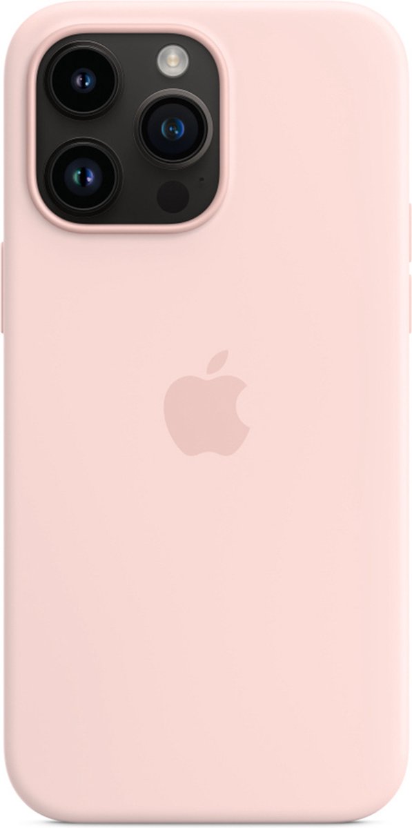 Apple - Siliconen hoesje - MagSafe - iPhone 14 Pro Max - Kalkroze
