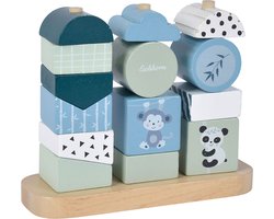 foto van Eichhorn Houten Stapelpuzzel Panda 15dlg.