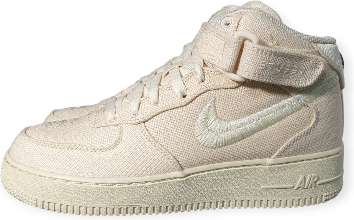 Nike Air Force 1 Mid Stüssy Fossil DJ7841-200 Sneakers Dames