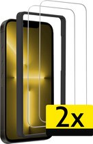 Protecteur d'écran - Convient pour - iPhone 13 Mini - Protecteur d'écran avec cadre d'installation Verre de protection en Glas trempé - Protecteur d'écran adapté pour iPhone 13 Mini Protecteur d'écran avec cadre - 2 pièces