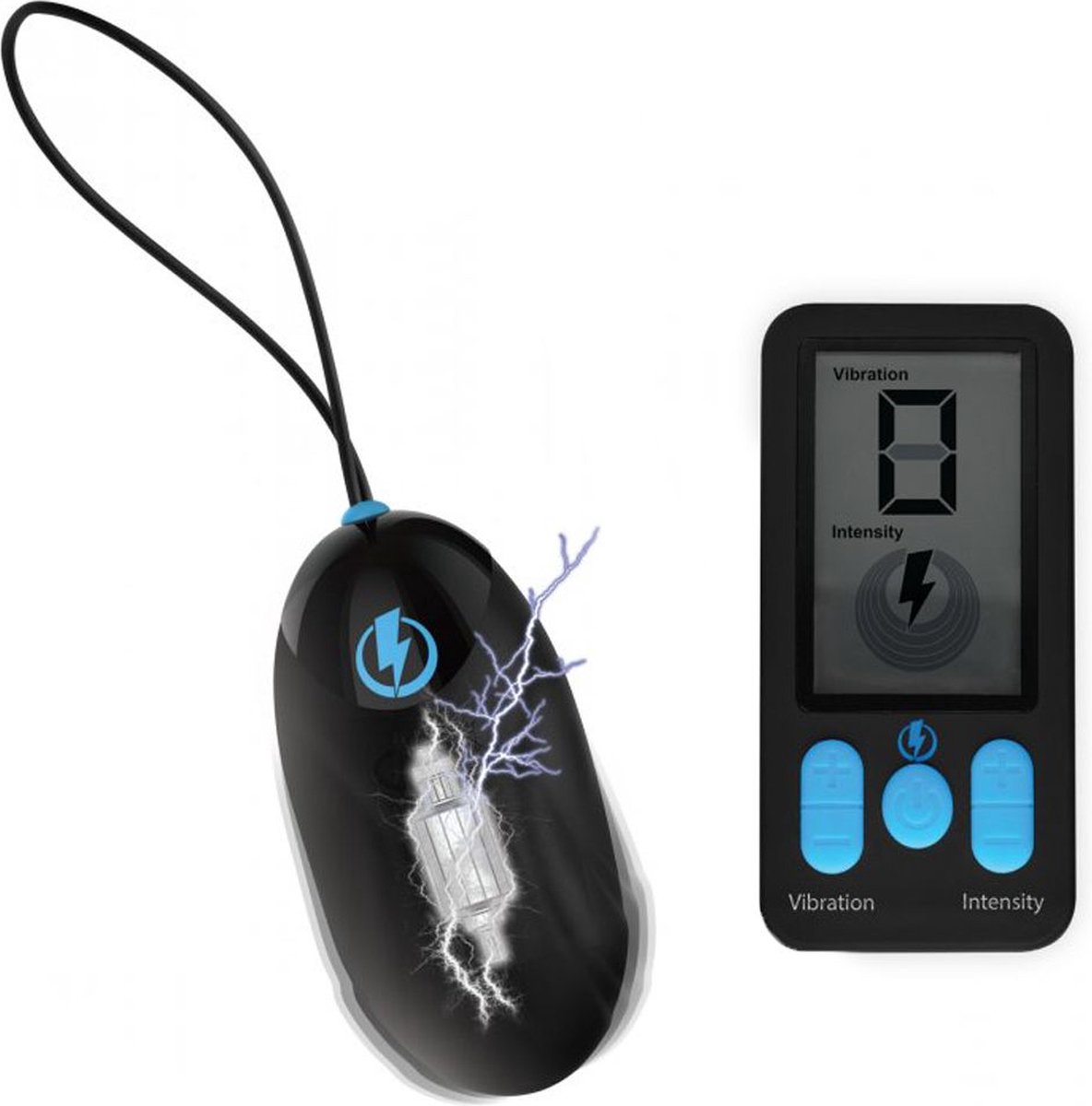 Goedkoopste XR Brands - Vibrating and E-Stim Silicone Egg Remote Control