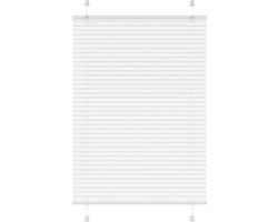 vidaXL - Plissé - rolgordijn - 95x150 - cm - stofbreedte - 94,4 - cm - polyester - wit