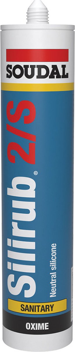 Soudal - Silirub 2s sanitairkit neutraal - Ral 9010
