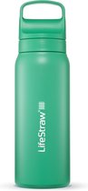 Bol.com Lifestraw Waterfilter - Stainless Steel - 700ml - Cactus Green aanbieding