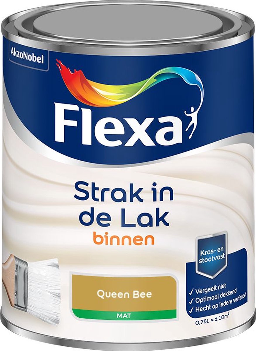Flexa - Strak in de Lak Binnenlak Mat - Queen Bee - Mengverf - 0.75 L