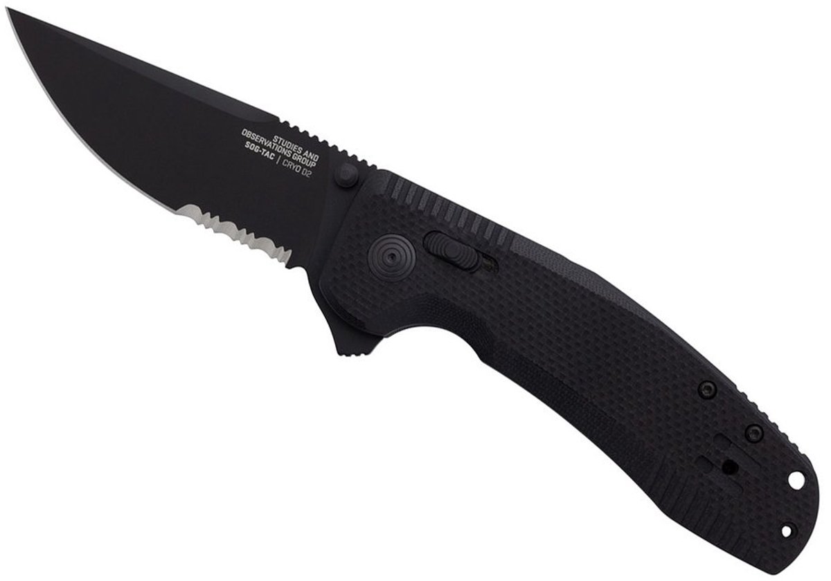 SOG Zakmes TAC XR Black Out CE