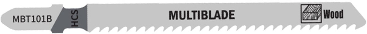 Multiblade HCS Decoupeerzaagblad MBT101B voor Hout 100 mm