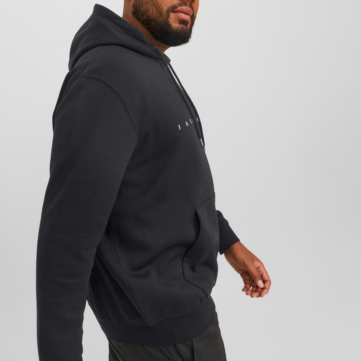 JACK&JONES PLUS - JJESTAR JJ SWEAT HOOD NOOS PLS Heren Trui US1XL — afbeelding 11