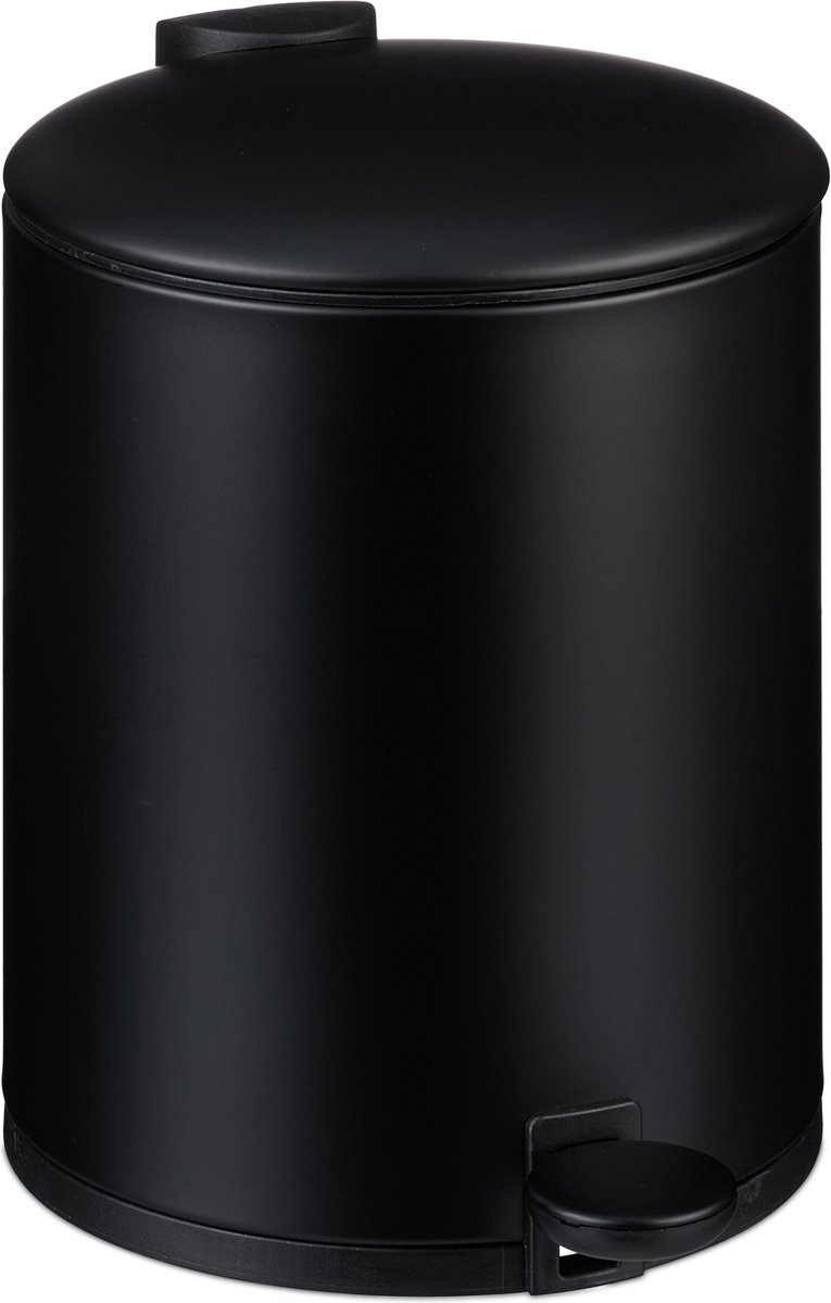 Goedkoopste badkamer prullenbak - 5 l - softclose - binnenemmer - toilet - wc - zwart