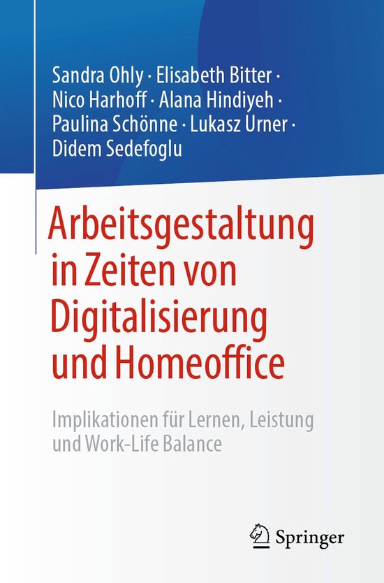 Business and Economics (German Language) - Arbeitsgestaltung ... - cover