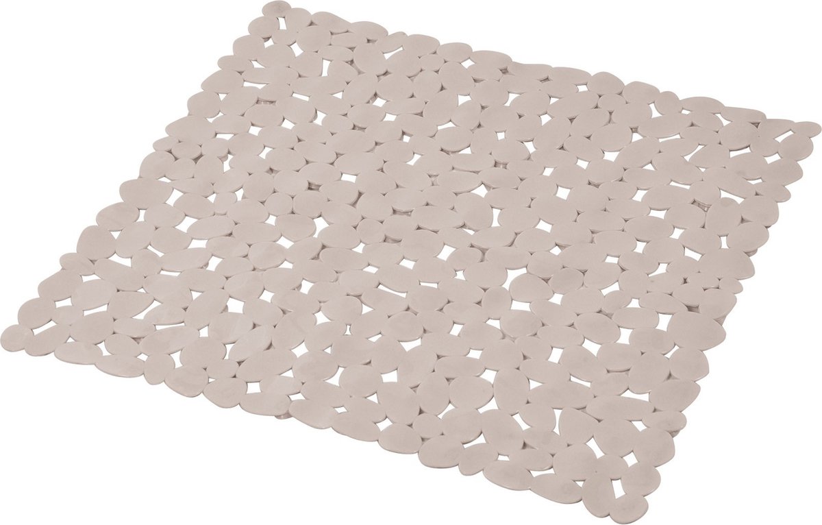 Wicotex - Douchemat - Douche Antislip voor douche Taupe 52x52cm