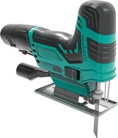Bol.com 12V Professionele Makita Accu-decoupeerzaag 450W - Pendeldecoupeerzaag voor Hout Metaal PVC - 0-45° Kantelbaar - 20Ah Ac... aanbieding