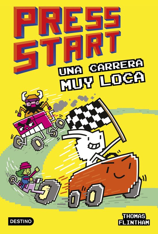 Press Start 3 - Press Start 3. Una carrera muy loca - cover