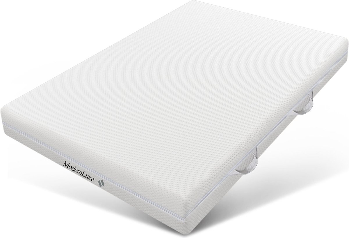 Merax Koudschuim Matras 160x200 cm - 7-Zone Comfortmatras - 20 cm Hoog - H2/H3 - Afneembare en Wasbare Hoes met Klimafaser