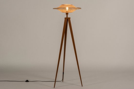 Lumidora Lumidora 31212 - E27 - Marron - Naturel - Métal - ⌀ 52,50 cm