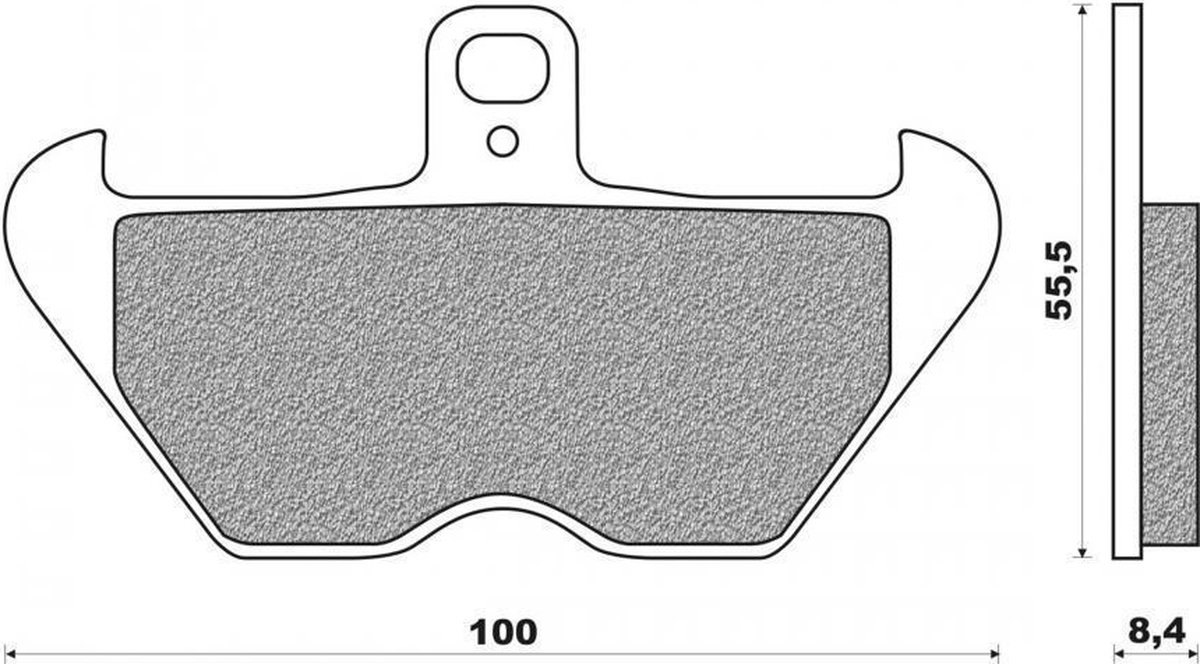 carbon remblok lorraine voor motorfiets bmw 850 r rt abs 1999 tot 2001 avg / avd nieuw