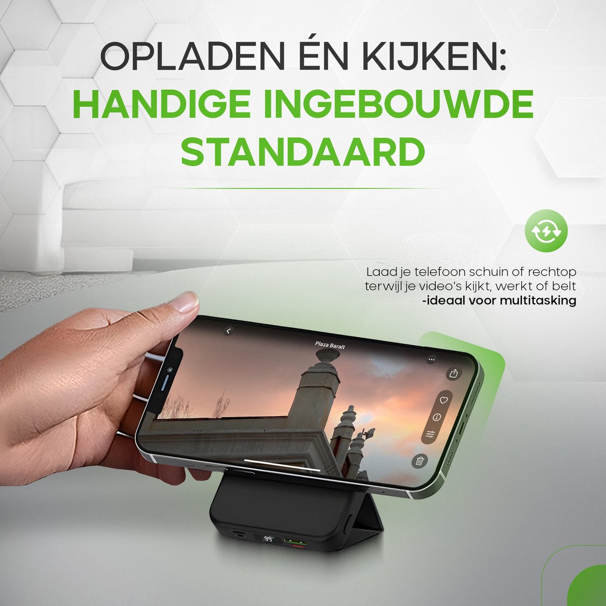 iSetchi MagPlus Pro Powerbank 12.000 mAh Magnetisch - afbeelding 2