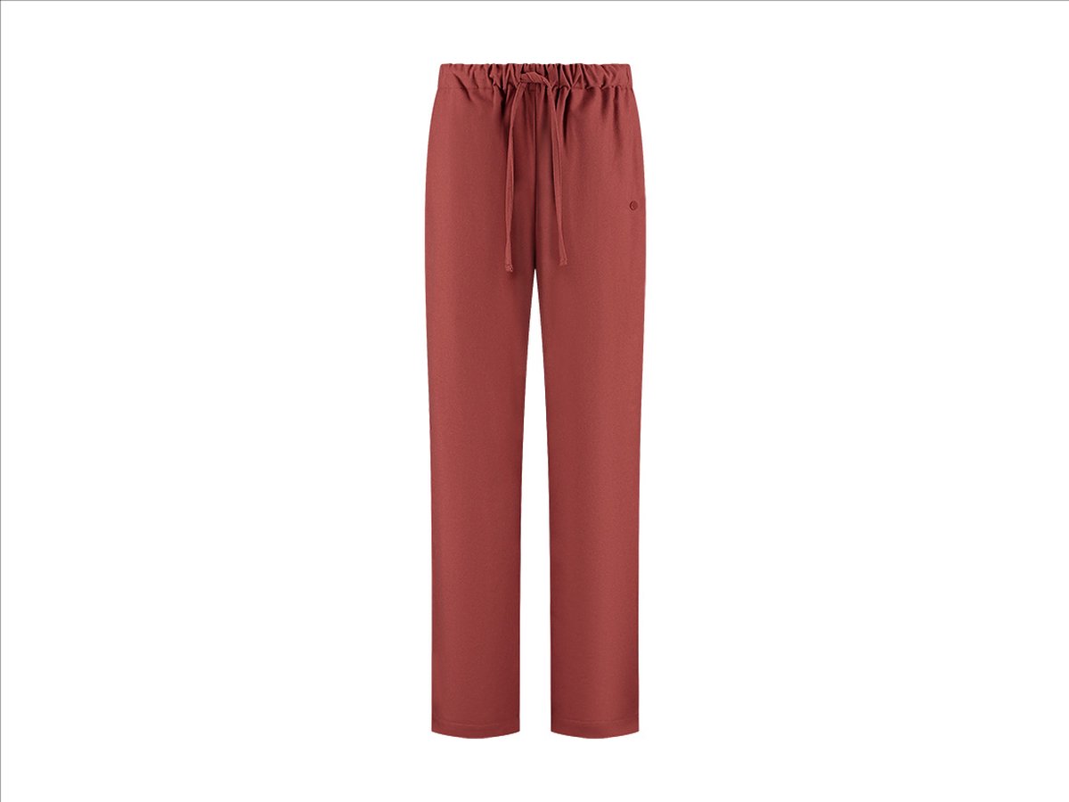Yumeko pyjamabroek dames flanel fluweel rood xl Red Velvet