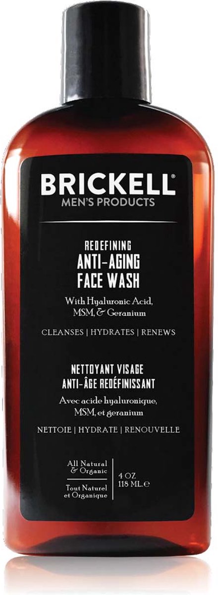 Brickell Redefining Anti-Aging Face Wash 118 ml. | Facial Cleanser