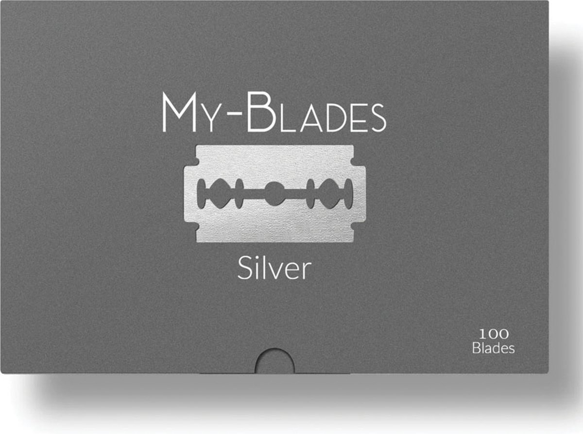 My-Blades - Silver Double Edge Scheermesjes 100 mesjes in 10 doosjes