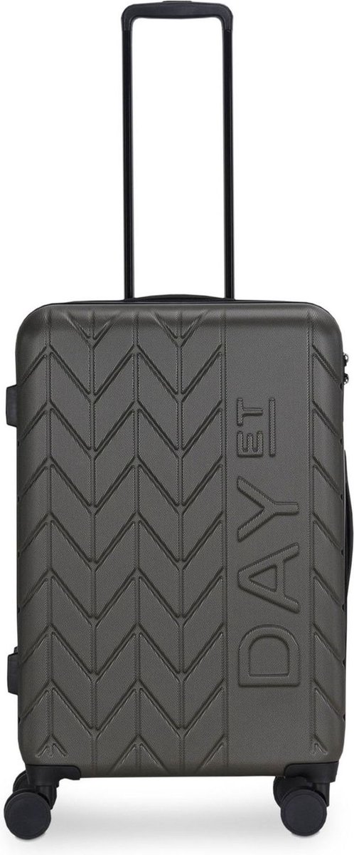 DAY ET Trolley Chewron Day HEL 24" Suitcase Tarmac Olijfgroen 58cm