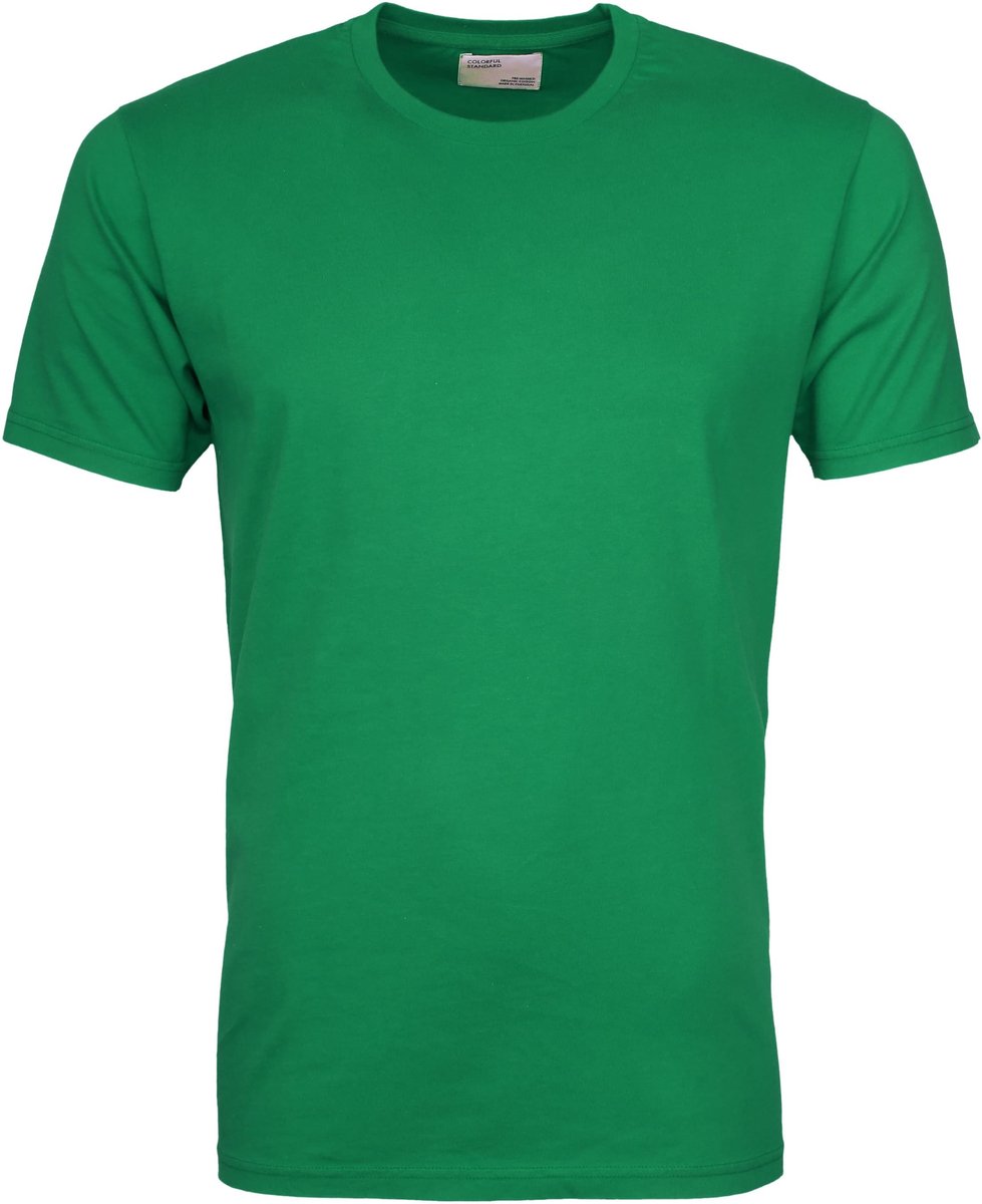 Colorful Standard T-shirt Kelly Green - Maat XL - Heren - Casual T-shirts
