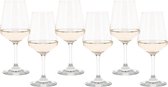 Bol.com Vinata Wijnglazen Set 38 cl - 6 stuks - Wijnglazen - Wijnglas kristal aanbieding