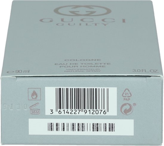 Gucci - Guilty Cologne Pour Homme - Eau De Toilette - 90Ml