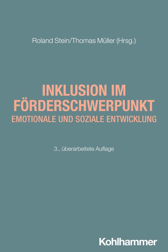 Inklusion im Förderschwerpunkt emotionale und soziale Entwi ... - cover