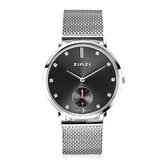 Zinzi Retro horloge  - Zilverkleurig