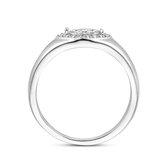 Ring en Argent rhodié avec zircone 1339821