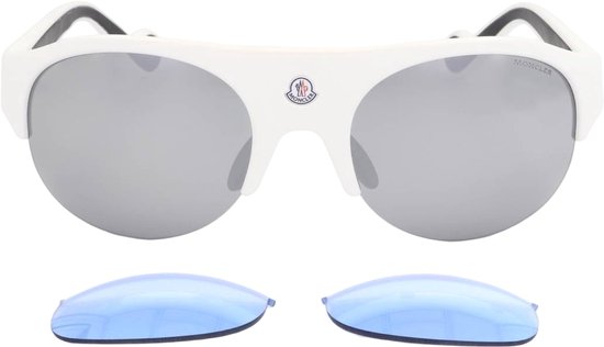 Moncler ML0050 21C Zonnebril - Dames - Heren - Wit van Merkloos — afbeelding 4