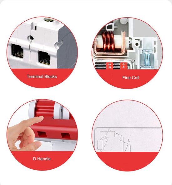 HandGold DC Stroomonderbreker 16A 500V - Voor Zonne-energie Systemen & Campers