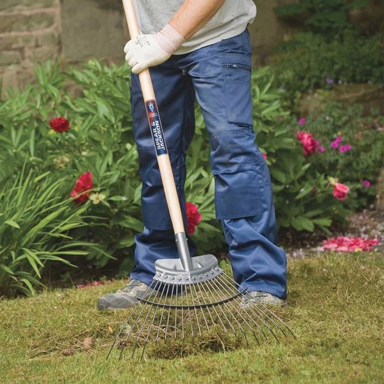 Professionele 48" Flexo Gazonhark voor Zwaar Gebruik van Garden Guru — afbeelding 3