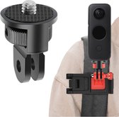 Camera flitsschoenparaplu met 360° draaibare kogelkop en zijdelingse koude, draagbaar, weerbestendig, beschermt de camera tegen regen, sneeuw, zonlicht, wordt geleverd met een waterdichte tas met