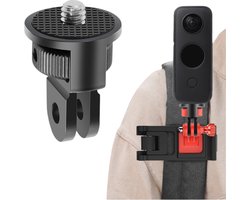 1/4 Aluminium Adapter - 1/4 Mount -4 Insta360 One X4 - 360 Draaibare 1/4 Inch - Schroef - Mini Statief- Adapter Mount Cnc - Voor Gopro Hero 13 12 11 10 - dij- Alu Mount 1/4 -Voor Insta360 One X4 X3 X2 X R GO Ace