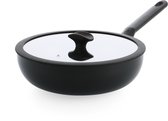 Bol.com BK Enjoy wok - Ø 28cm - deksel - PFAS vrij - zwart - koelgreep - ovenbestendig tot 160° aanbieding