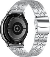 Cazy Bandje geschikt voor Huawei Watch GT 2 Pro - Metalen Horlogebandje - Zilver