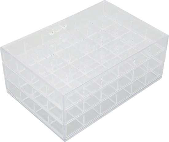 Reis-sieradenorganizer met transparante sieradentas voor oorbellen